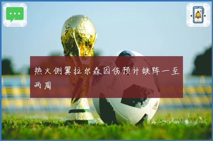 热火侧翼拉尔森因伤预计缺阵一至两周